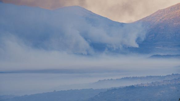 Imagen del incendio en Burgohondo, Ávila via Getty Images