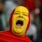 Aficionado de España en un estadio