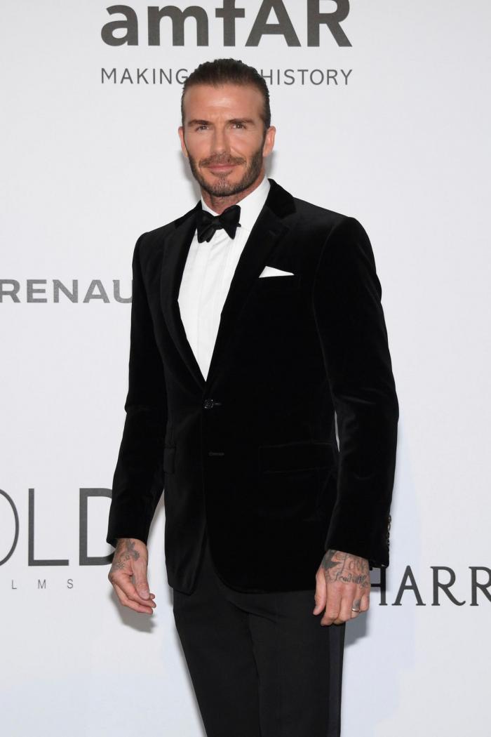 Las chanclas de David Beckham son lo mejor de esta foto