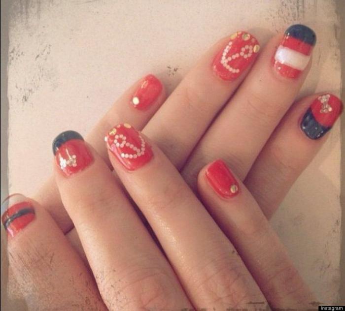 Decoración de uñas: lo último, las banderas patrióticas estilo Jubileo