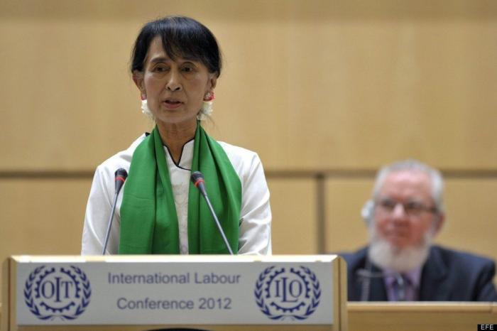 Aung San Suu Kyi pide cooperación internacional para reforzar el proceso democrático en Birmania