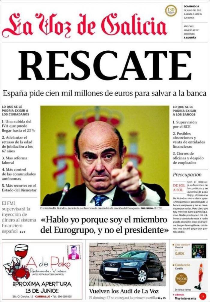 Rescate: Así lo ve la prensa de papel