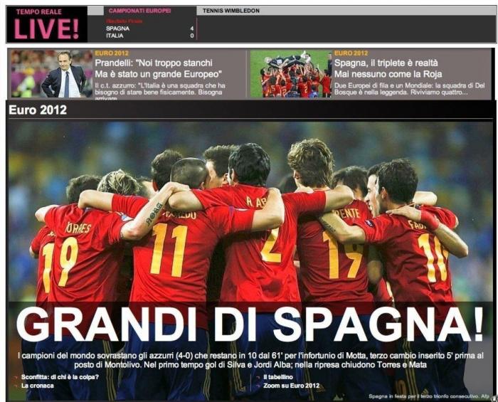 Así ven los medios la victoria de España (FOTOS)