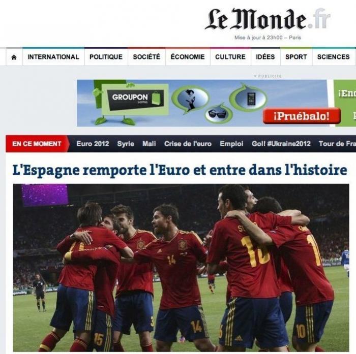 Así ven los medios la victoria de España (FOTOS)
