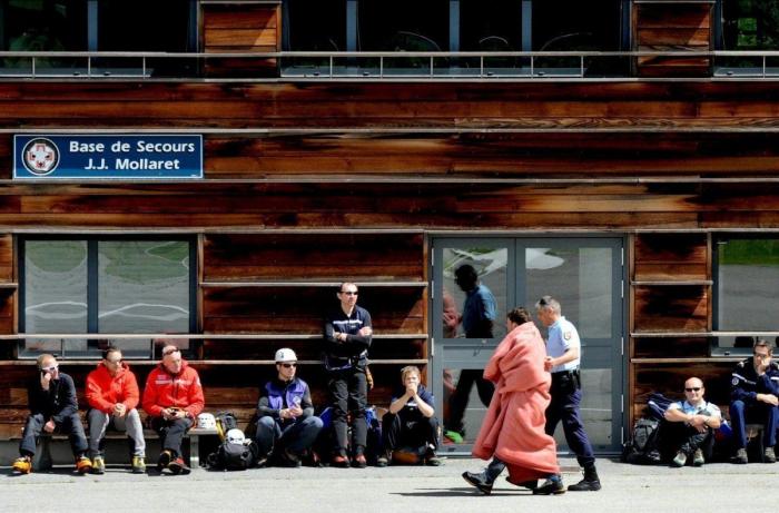 Investigan las causas de la avalancha del Mont Blanc que causó nueve muertos (FOTOS)