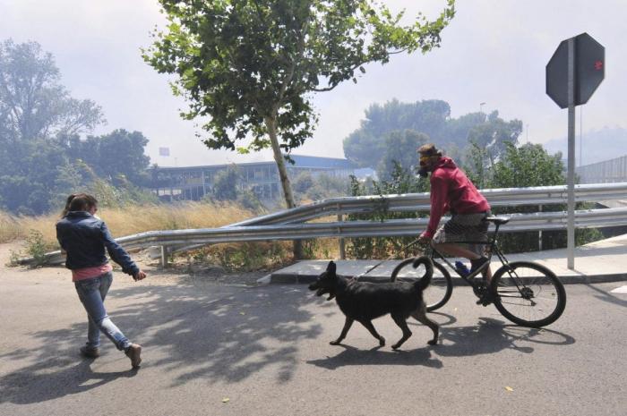 Incendio en Girona: el foco entre Terrades y Boadella, controlado