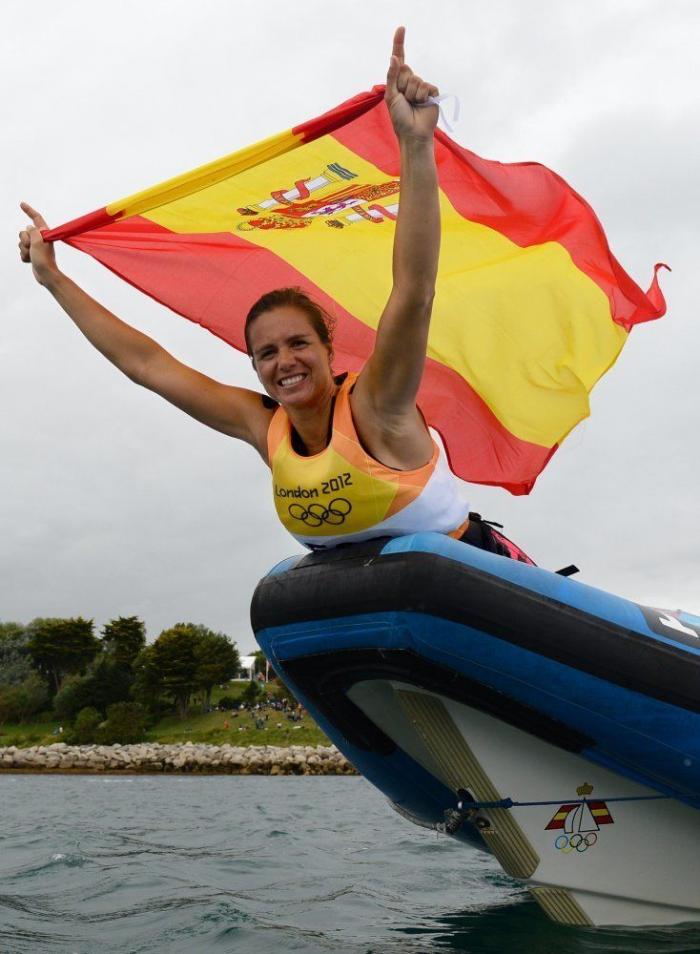 Juegos Londres 2012: Marina Alabau, primera medalla de oro para España en windsurf (FOTOS)