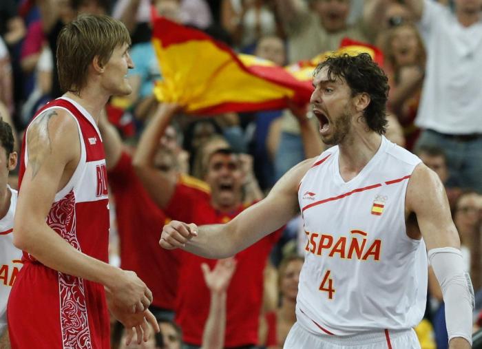 Juegos Londres 2012: España, a la final de baloncesto tras una sufrida victoria ante Rusia (67-59) (FOTOS)