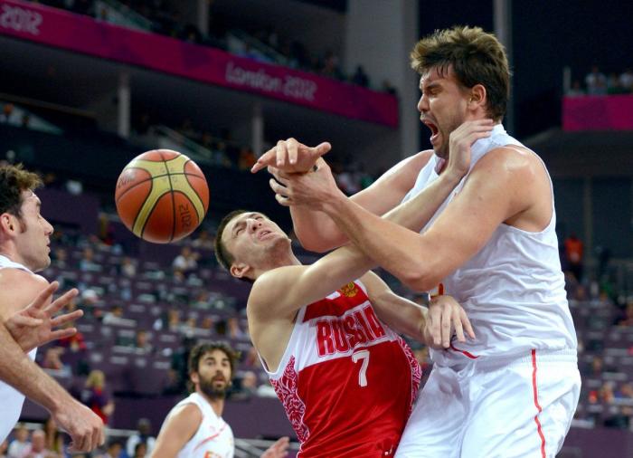 Juegos Londres 2012: España, a la final de baloncesto tras una sufrida victoria ante Rusia (67-59) (FOTOS)