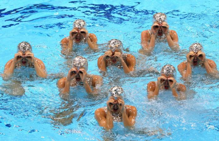 Juegos Londres 2012: El equipo español de natación sincronizada logra la medalla de bronce (FOTOS)