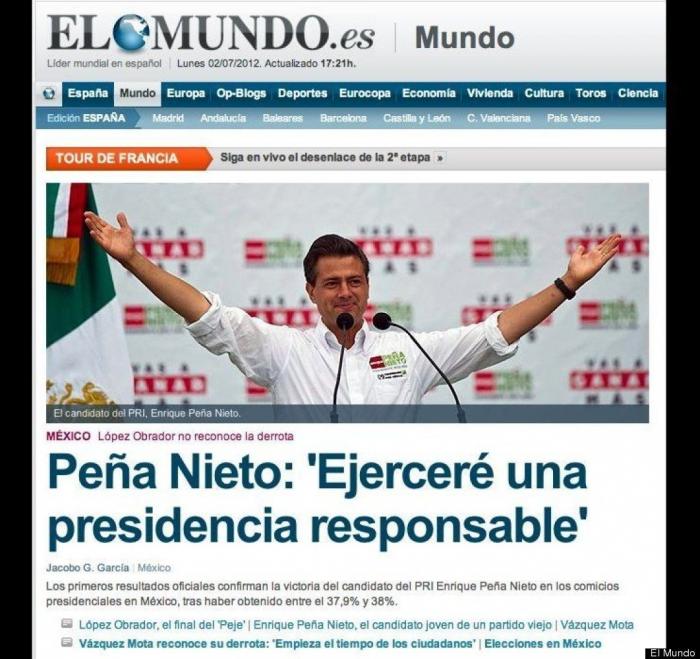 Las elecciones de México en la prensa mexicana e internacional (FOTOS)