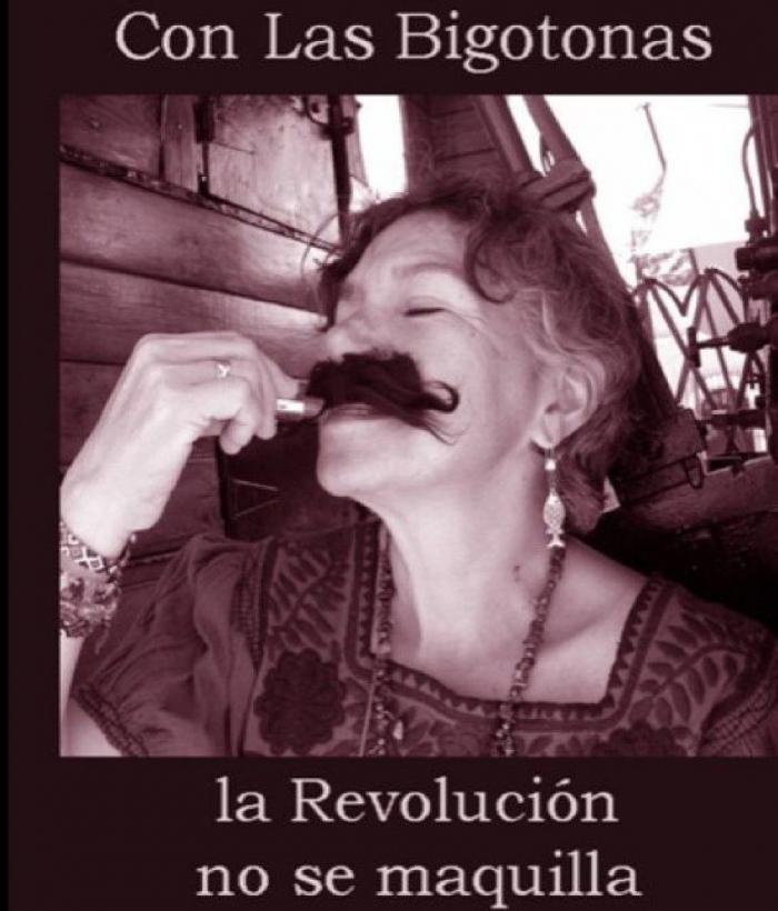 Un grupo de feministas francesas se ponen barba para reivindicar los derechos de las mujeres (FOTOS)