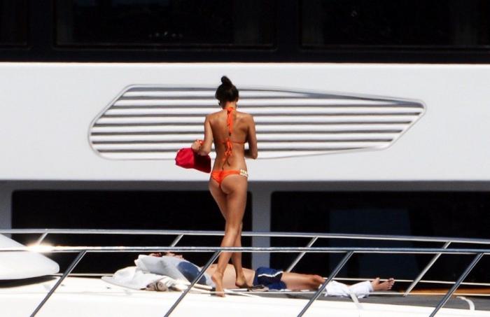 Cristiano Ronaldo e Irina Shayk: vacaciones en yate en Saint Tropez (FOTOS)