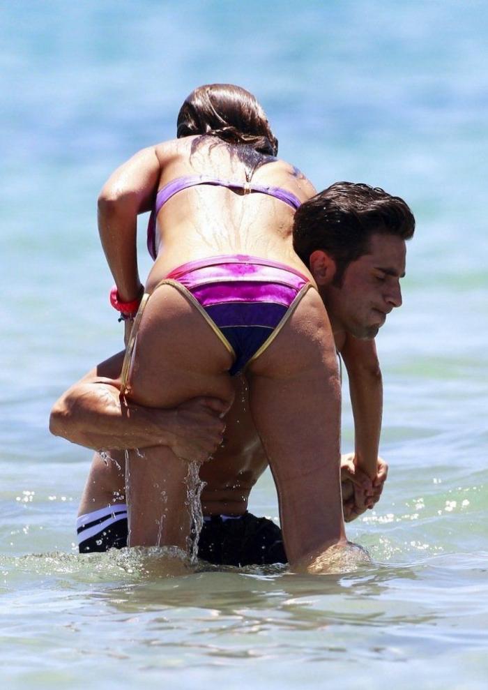 David Bustamante, Paula Echevarría: en la playa luciendo tipazo (FOTOS)