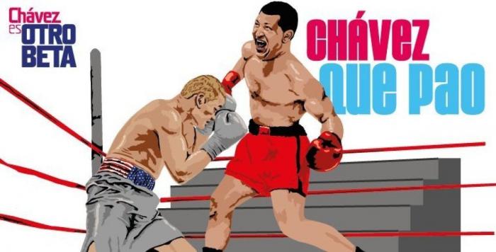 Hugo Chávez rejuvenece en los carteles de su campaña presidencial (FOTOS)