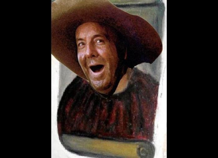 Ecce Homo: Monegros también tiene una mala restauración de un ángel y una virgen en Sariñena (Huesca) (FOTOS)