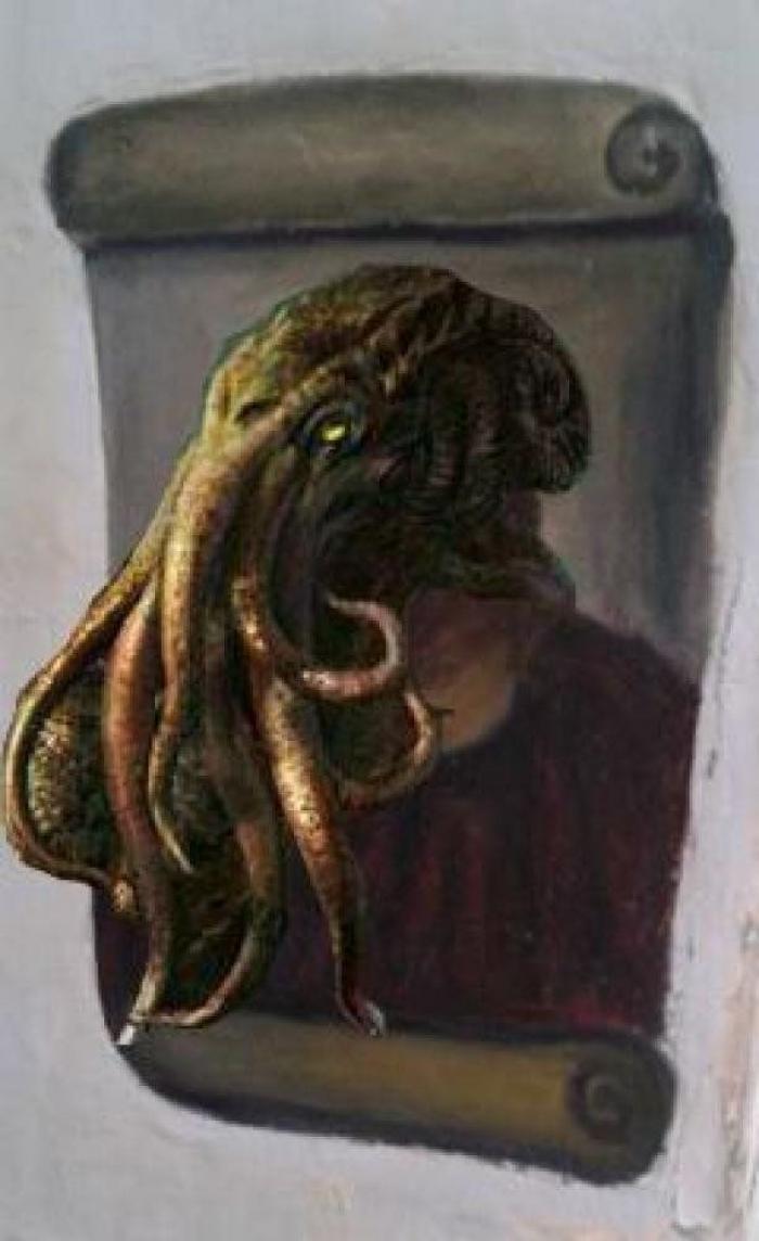 Ecce Homo: Monegros también tiene una mala restauración de un ángel y una virgen en Sariñena (Huesca) (FOTOS)