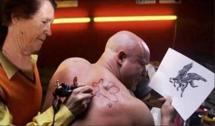 Ecce Homo: Monegros también tiene una mala restauración de un ángel y una virgen en Sariñena (Huesca) (FOTOS)