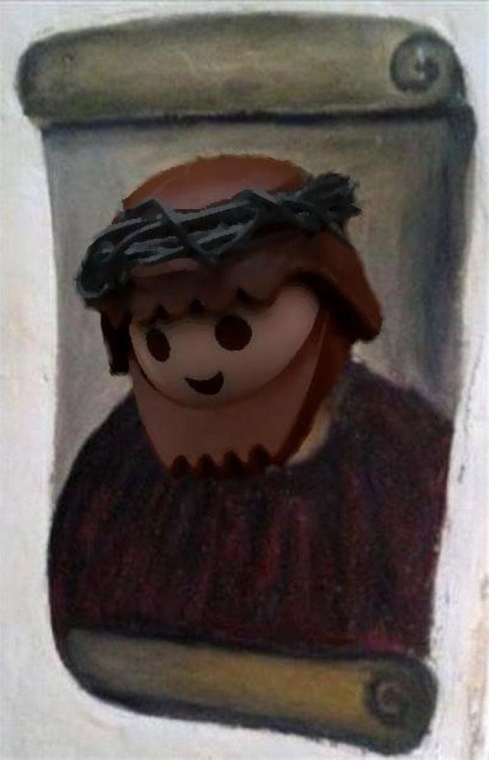 Ecce Homo: Monegros también tiene una mala restauración de un ángel y una virgen en Sariñena (Huesca) (FOTOS)