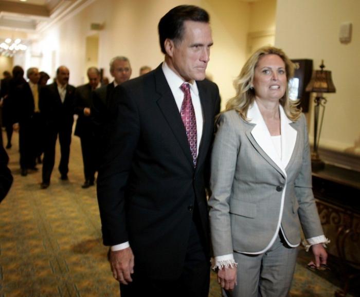 Ann Romney de rojo: la esposa de Mitt Romney también se viste con el color del poder (FOTOS)