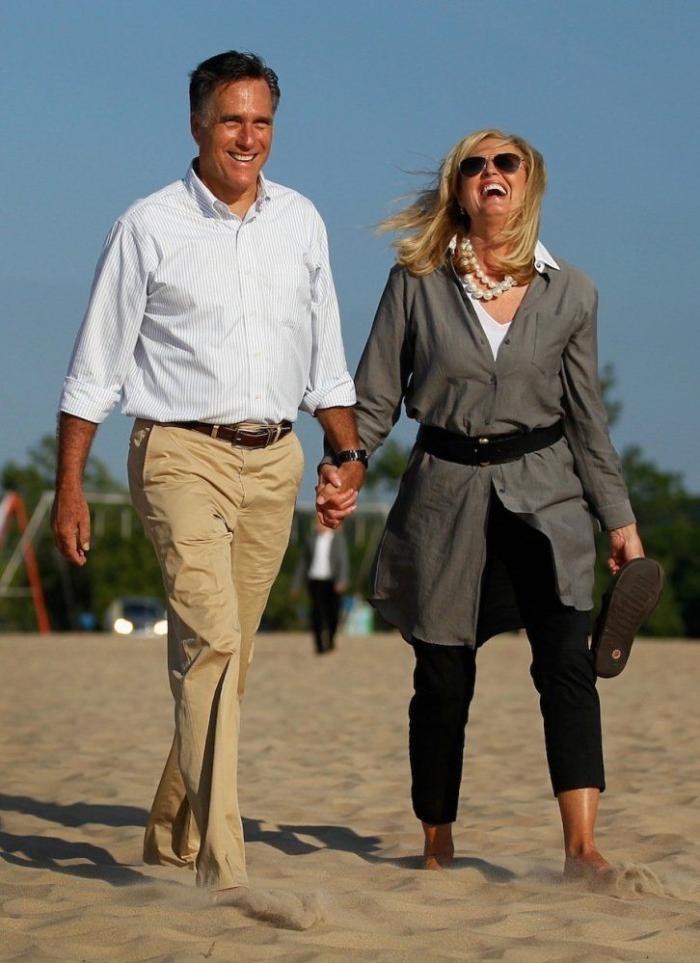 Ann Romney de rojo: la esposa de Mitt Romney también se viste con el color del poder (FOTOS)