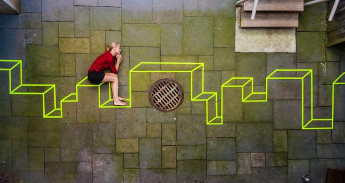 Aakash Nihalani: street art con cinta aislante (FOTOS)