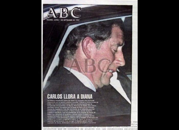 Las portadas de los periódicos tras la muerte de Diana en 1997