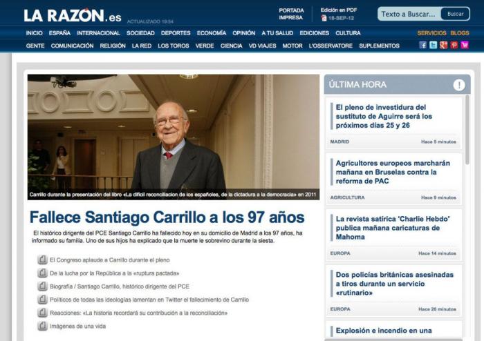 En la muerte de Santiago Carrillo: ¿Qué pasó en Paracuellos?