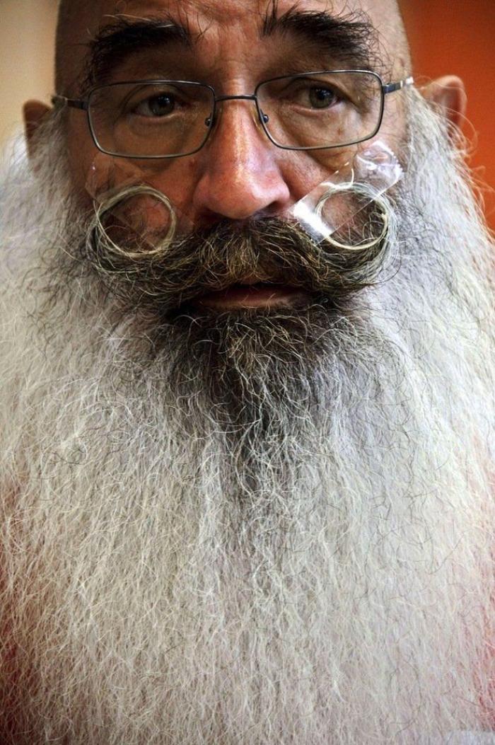 Pasarela de bigotes en el Campeonato Europeo (FOTOS)