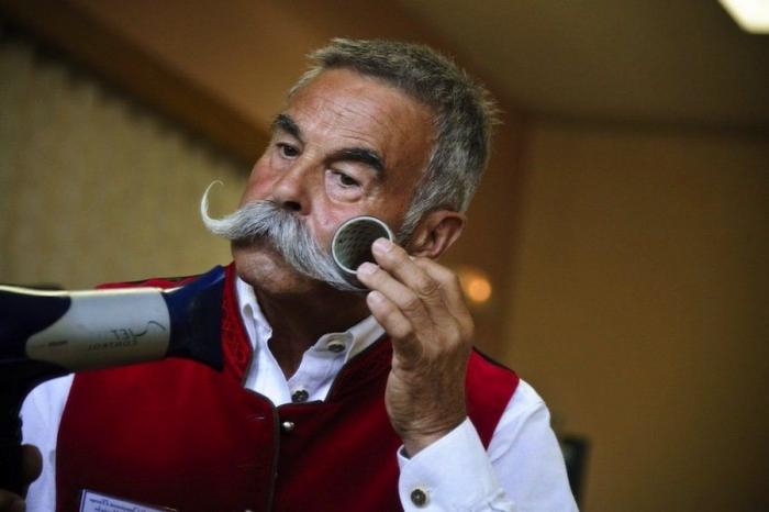 Pasarela de bigotes en el Campeonato Europeo (FOTOS)