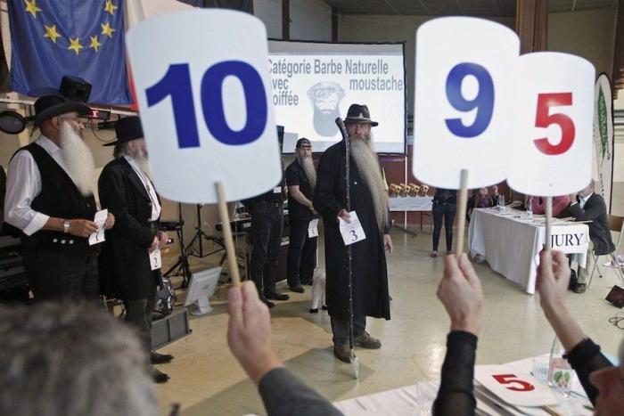 Pasarela de bigotes en el Campeonato Europeo (FOTOS)