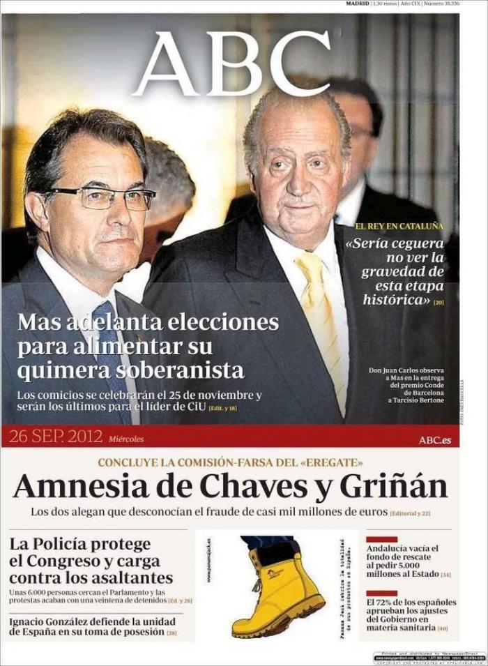 25-S: La protesta, en la prensa nacional e internacional (FOTOS)