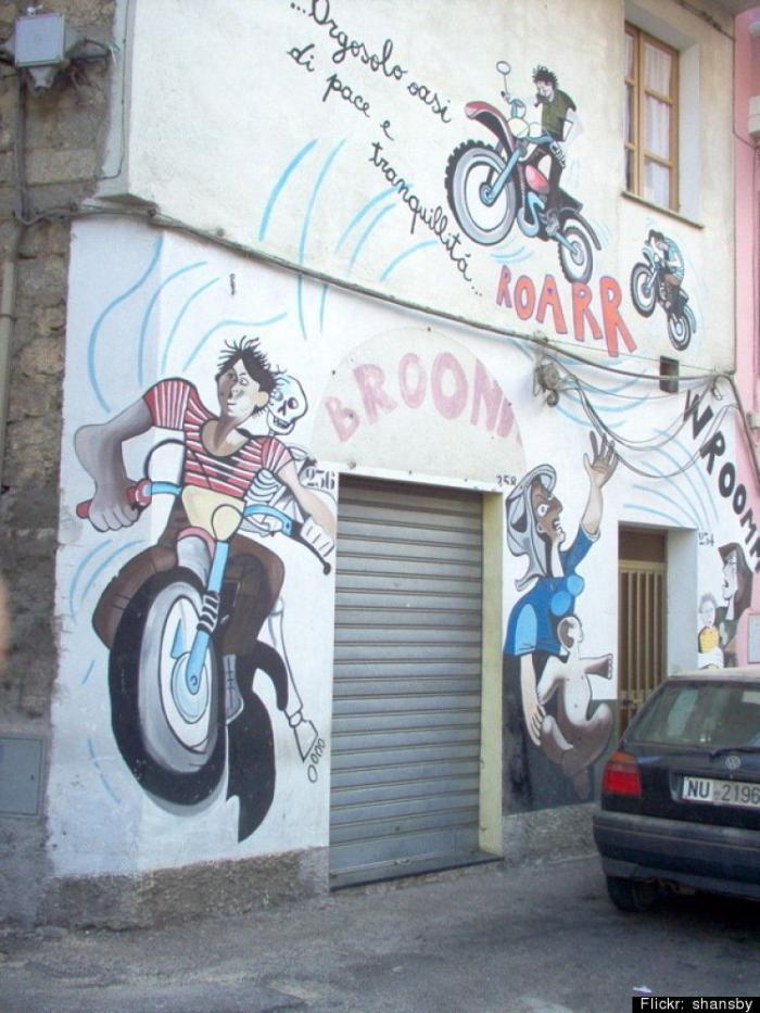 Arte urbano: Orgosolo, el pueblo de bandidos de Cerdeña que se transformó en un mural gigante (FOTOS)