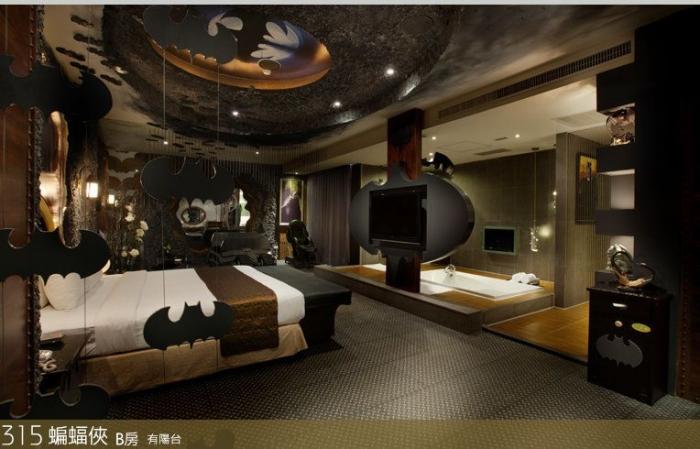 Hotel Batman: en Taiwán es posible dormir en una habitación Batcueva (FOTOS)