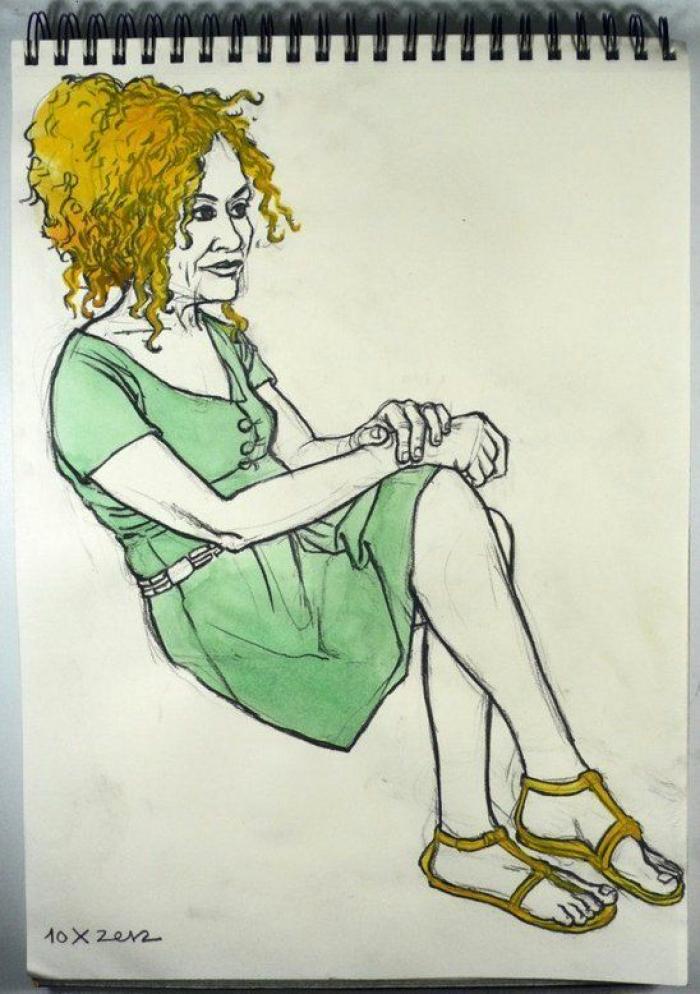 Iván Solbes: aprender dibujando a parados (FOTOS)