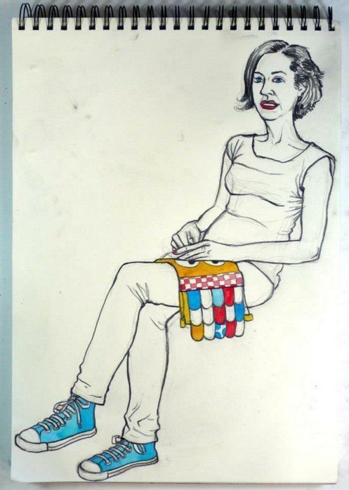 Iván Solbes: aprender dibujando a parados (FOTOS)