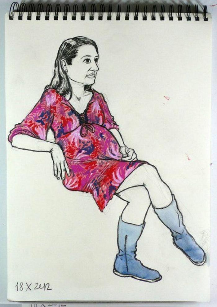 Iván Solbes: aprender dibujando a parados (FOTOS)