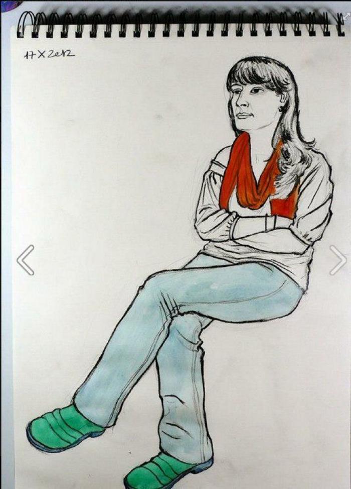 Iván Solbes: aprender dibujando a parados (FOTOS)