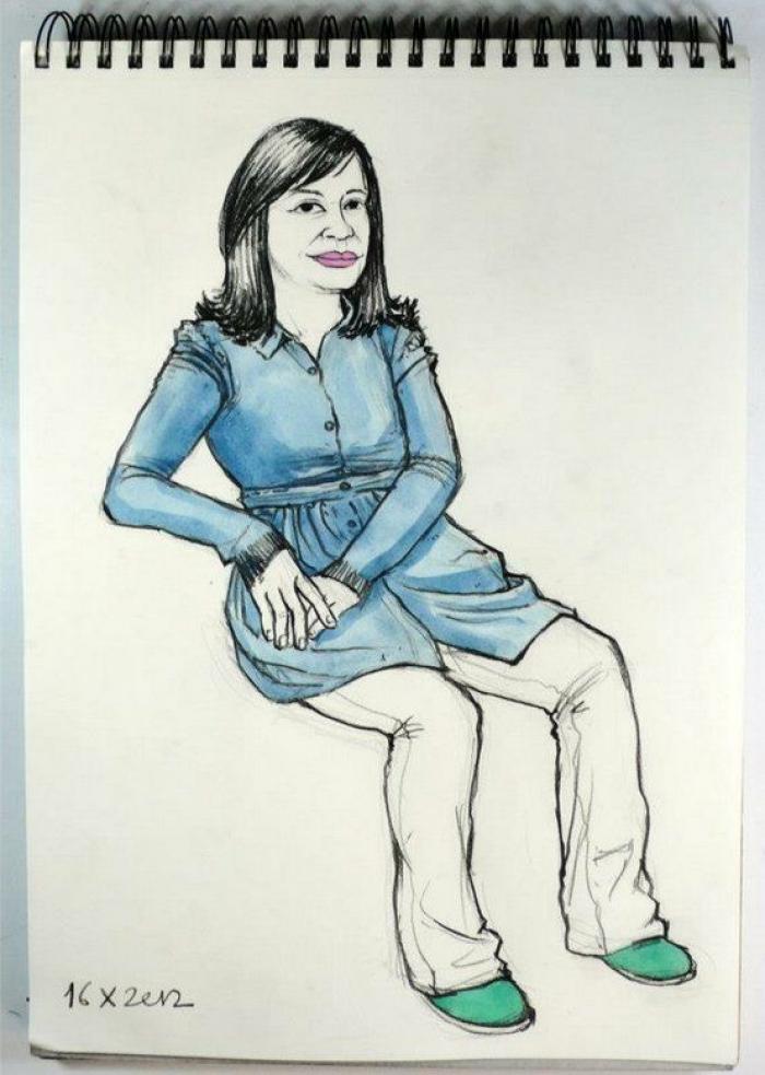 Iván Solbes: aprender dibujando a parados (FOTOS)