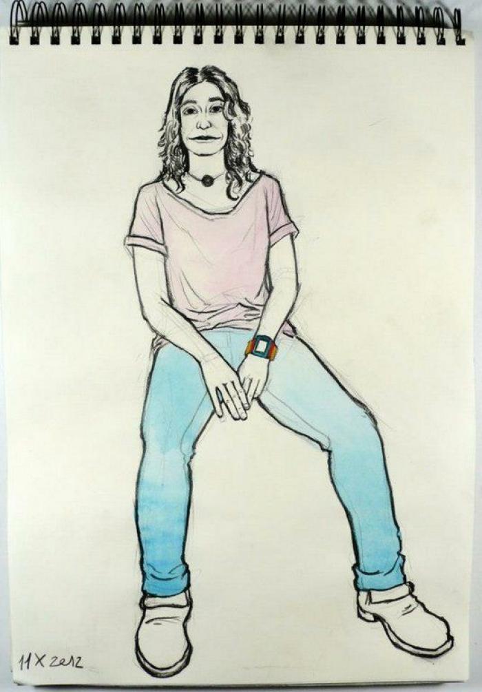 Iván Solbes: aprender dibujando a parados (FOTOS)