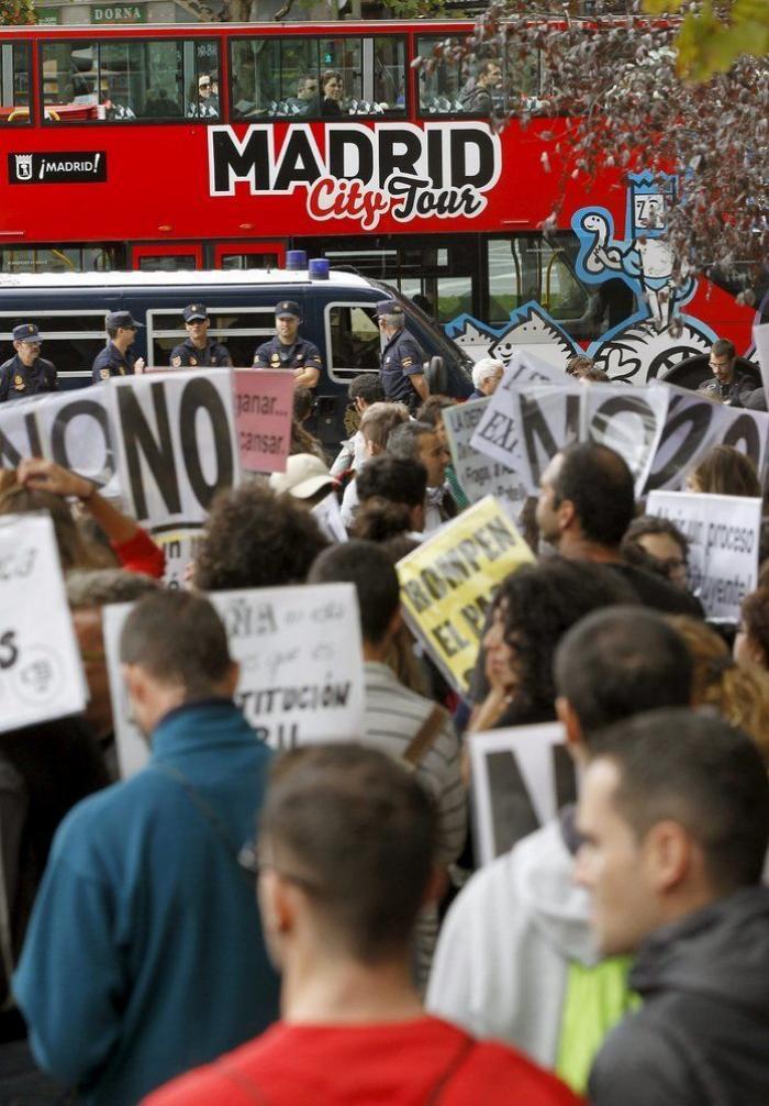 El 25S y el 15M convocan un nuevo 'Rodea el Congreso' con motivo de la huelga y llaman a permanecer toda la noche