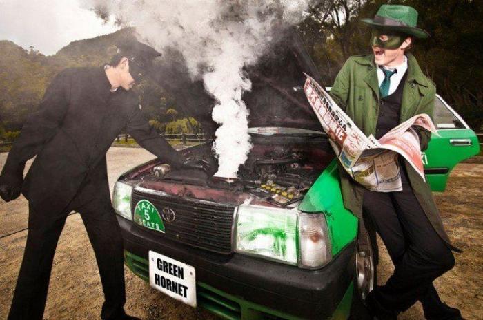 Superhéroes perdidos en Hong Kong (FOTOS)