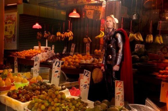 Superhéroes perdidos en Hong Kong (FOTOS)