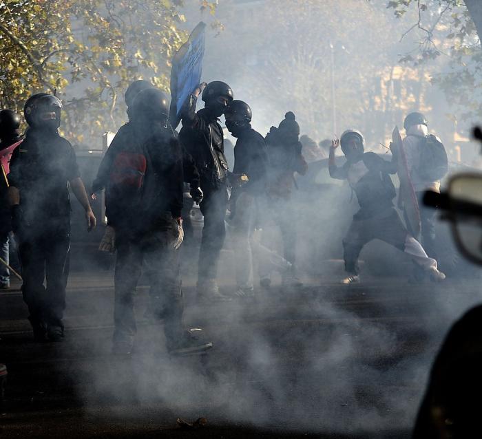 Los 'peperos' y su primera vez en una manifestación