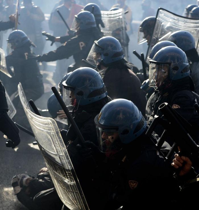 Los 'peperos' y su primera vez en una manifestación