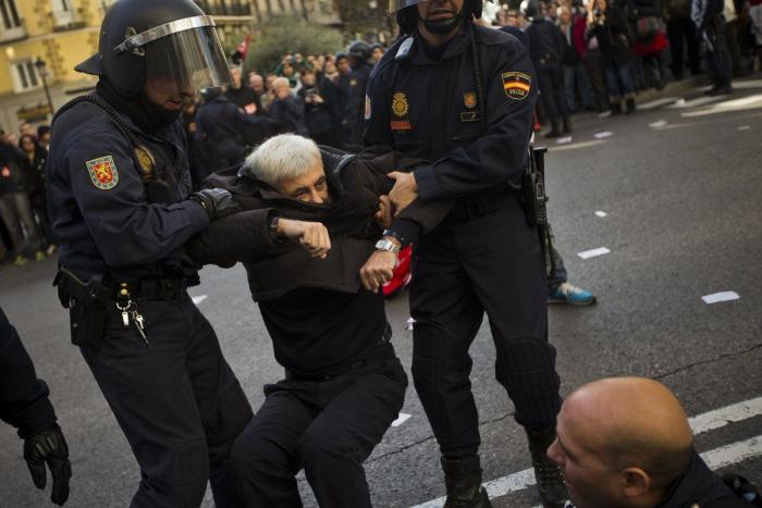 Los 'peperos' y su primera vez en una manifestación