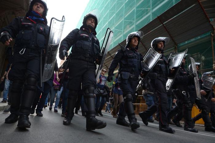 Los 'peperos' y su primera vez en una manifestación