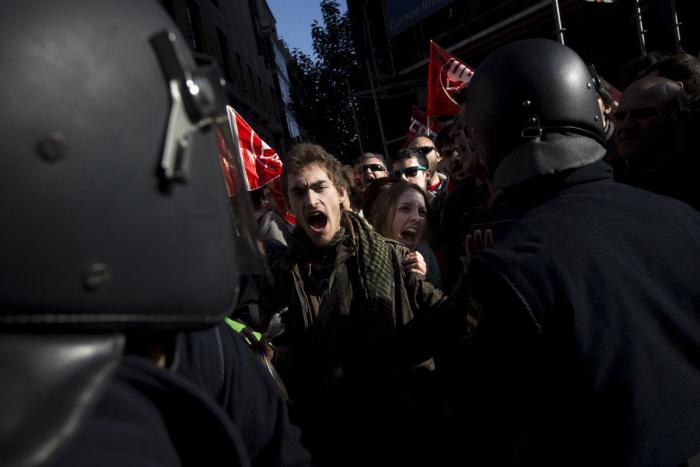 Los 'peperos' y su primera vez en una manifestación