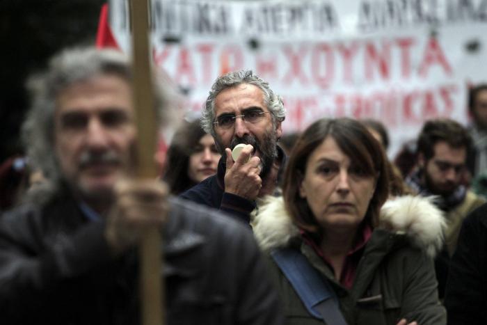 Los 'peperos' y su primera vez en una manifestación