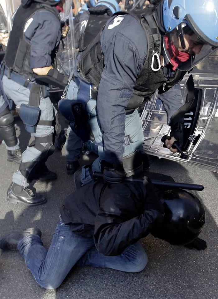 Los 'peperos' y su primera vez en una manifestación